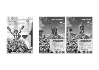 VINAŘSKÝ FOND – Svatomartinské – kampaň – tisková inzerce / Svatomartinský košt – kampaň – plakáty